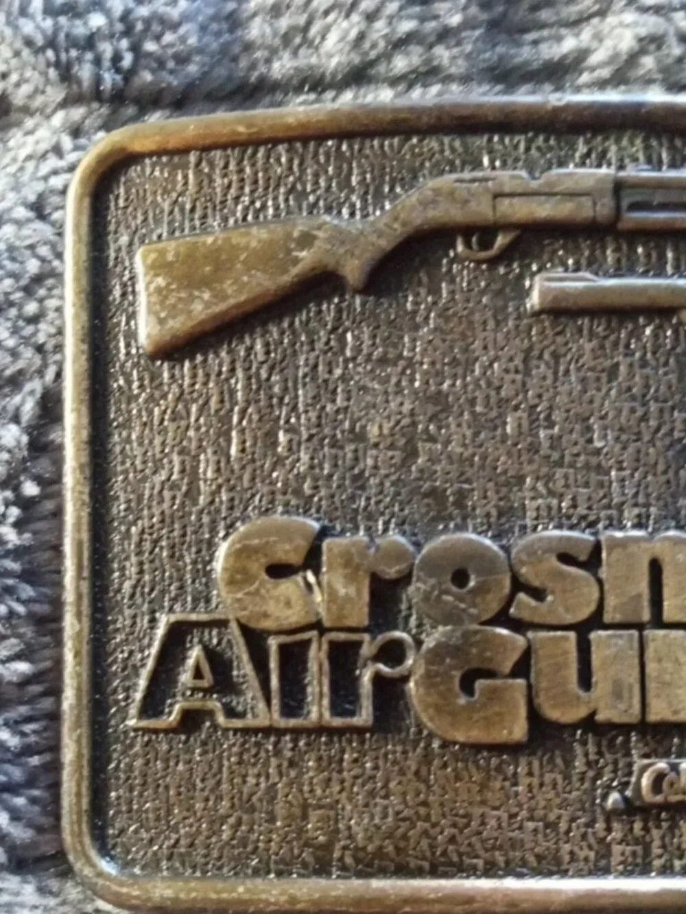 Crosman Air Guns Vintage Belt Buckle